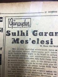 GÜNLÜK SPOR GAZETESİ - 27 temmuz 1958 - BUDAPEŞTE'DE HAKEM OYUNLARI YÜZÜNDEN DURSUN ALİ MAĞLUP OLDU - MODASPOR'LU YÜZÜCÜLER DÜN AYDIN'DA İYİ DERECELER YAPTILAR - MİLLİ TAKIM GÜNEY KORE'YE DAVET EDİLDİ - SZEKELLY - YONCA ÇİÇEKEVİ REKLAMI - EMNİYET SANDIĞI - 110 YARDA YÜZME REKORU KIRILDI - CEZALI BİR FUTBOLCU TRANSFER YAPILABİLİR Mİ? - ARCHIE MOORE - YELKEN MİLLİ TAKIMI - AT YARIŞLARI BÜLTENİ - AT SEVGİSİNİN BEDELİ, ŞEREF SEVER - HASAN PAŞA FIRINI, LALELİ - OLYMPIC AIRWAS REKLAMI - KARAGÜMRÜK TRANSFER İÇİN 200 BİN LİRA HARCADI - MANCHESTER UNITED