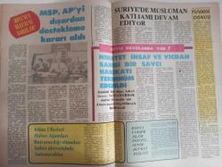 Sebil Haftalık Siyasi, Edebi, Tarihi, İlmi Gazetesi - 29 Ekim 1979 - Sayı:199 - AP İktidar Yolunda - Okuyucu Postası - Kadir Mısıroğlu - Yunan Propagandası - İktisad - Enflasyon - Yılmaz Şener - İslam Ülkeleri - Bizden Korkanlar - Bu Gençlikle - Sadık Albayrak - Modern İktisat Ve İslam - Necdet Şensoy - Talha Emiroğlu - Karma Eğitimin Hedefi İslami Değerleri Yıkmaktır - Suriye'de Müslüman Katliamı Devam Ediyor - Nihayet İnsaf ve Vicdan Sahibi Bir Savcı Hakikatı Terennüm Edebildi - Miracın Semeratı ve Faydası Nedir? - Hakkı Bulmak, Haklının Yanında Olmak - Milli Eğitim ve Anarşi - Abdülhalim Polatoğlu - Kadın Hakları - Mücahideler - Kutublarda Namaz - Esma-ül Hüsna - Hadislerin Işığında - Allah İndindeki Üstünlüğün Bilinmesi - İskender Evrenosoğlu - Hanımıyla Birlikte İslam'ı Seçen Alman Gazetemizi Ziyaret Etti - Muhtedi Ömer Abdülaziz fotoğraf ve haberi - Tam Takım Gazete