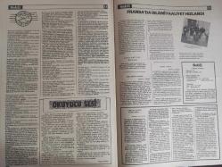 Sebil Haftalık Siyasi, Edebi, Tarihi, İlmi Gazetesi - 19 Şubat 1979 - Sayı:164 - Humeyni: Hainlerin Elleri Kesilecektir! - İslam Alemindeki Uyanış Karşısında Süper Güçler Panik İçinde - Zor Oyunu Bozar - Tarihi Tahrif - Dedikodu Gayyasına Düşmemek - Halid Bey - Yunan Başkumandanı Trikopis'in Altın Madalyası - Ruh ve Ceset - Mustafa Yazgan - Risale-i Nur'dan Bedi'üzzaman - Sedad Zeki Örs - 19, Asrın Yüz Karası - Hakikat Goncalara - Talha Emiroğlu - O'nun Hayatından Pırıltılar - Orta Doğu'da Zulmün Temelleri Çatırdıyor! - Sarhoşu Bırak - Fikirden Fiili - Hakkın Zaferi - Ermenek'ten Muzaffer Köse - Müminlerin Annelerinden - Huzur Dersleri - Esma-ül Hüsna - Hadislerin Işığında Günümüz - Müslüman , Evinde Yalnız - Sadık Özarslan - Okuyucu Sesi - Fransa'da İslami Faaliyeti Hızlandı - CHP ve Diğerlerinin İçyüzü Meclis Zabıtlarında fotoğraf ve haberi - Tam Takım Gazete