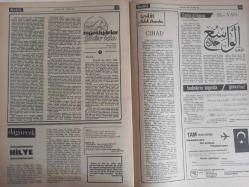 Sebil Haftalık Siyasi, Edebi, Tarihi, İlmi Gazetesi - 20 Temmuz 1979 - Sayı:185 - Değil Birçok İslam Ülkesinin Temsilcisi, Bütün Beşeriyetin İttifakı Bile Vazı-ı İlahı Olan Şeriat Hükümlerini Değiştiremez! - En-Ezher Üniversitesinin Verdiği Fetvaya Rediye - İflas Nöbeti - Kadir Mısıroğlu - Hadis-i Şerif'lerle Ramazan ve Oruç - Müslüman Kardeşime - Mustafa Yazgan - Sadık Albayrak - İmam Hatip Nesli - Abdi İpekçi2Nin Yeni Kaatili Yakalandı. Polis Sevinç İçinde - Can Çekişen Ahtapot - Cemil Meriç - Tebliğ'i Tebrik - Bir Gençle Tren Sohbetimiz - Talha Emiroğlu - Ecevit ve Jivkov Vize ve Transit Mevusunda Anlaştılar - Salt-2 U-2 Derken Yeni ABD Hikayesi Skylab - Hani Şu Şeref Meselesi - Kendine Şuurlu Beyin Kadro Olma İhtiyacı - Mücahideler Sizler İçin - Esma-ül Hüsna - Hadislerin Işığında - Kardeşlik ve Mücahidlik - Fıkıh Köşesi - Can Çekişen Ahtapot - İflas Nöbeti fotoğraf ve haberi - Tam Takım Gazete