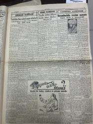 CUMHURİYET GAZETESİ 28 AĞUSTOS 1949 -YUGOSLAV HUDUDLARINDA SOVYET TAHŞİSATI-LİSE TAHSİLİ DÖRT YILA ÇIKIYOR-İNGİLTERE VE KANADALI MALİYECİLER AMERİKADA -BAŞBAKAN SEYEHATE ÇIKIYOR -BURHAN FELEK -GOETHE-DR ERTUĞRUL SALTUK-BEYAZ PARK ÇİÇEK GECESİ AHMET ÜSTÜN -SULFADERMA YARA MERHEMİ-ZAGREB FUARI -MÜZEYYEN SENAR IŞIL-SELEHADDİN PINAR-MEFHARET YILDIRIM -MUSTAFA ÇAĞLAR-MUALLA GÖKÇAY