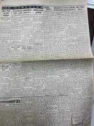 CUMHURİYET GAZETESİ 7 KASIM 1949 -YUGOSLAV HUDUDLARINDA SOVYET TAHŞİSATI-LİSE TAHSİLİ DÖRT YILA ÇIKIYOR-İNGİLTERE VE KANADALI MALİYECİLER AMERİKADA -BAŞBAKAN SEYEHATE ÇIKIYOR -BURHAN FELEK -GOETHE-DR ERTUĞRUL SALTUK-BEYAZ PARK ÇİÇEK GECESİ AHMET ÜSTÜN -SULFADERMA YARA MERHEMİ-ZAGREB FUARI -MÜZEYYEN SENAR IŞIL-SELEHADDİN PINAR-MEFHARET YILDIRIM -MUSTAFA ÇAĞLAR-MUALLA GÖKÇAY