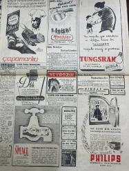 CUMHURİYET GAZETESİ 7 KASIM 1949 -YUGOSLAV HUDUDLARINDA SOVYET TAHŞİSATI-LİSE TAHSİLİ DÖRT YILA ÇIKIYOR-İNGİLTERE VE KANADALI MALİYECİLER AMERİKADA -BAŞBAKAN SEYEHATE ÇIKIYOR -BURHAN FELEK -GOETHE-DR ERTUĞRUL SALTUK-BEYAZ PARK ÇİÇEK GECESİ AHMET ÜSTÜN -SULFADERMA YARA MERHEMİ-ZAGREB FUARI -MÜZEYYEN SENAR IŞIL-SELEHADDİN PINAR-MEFHARET YILDIRIM -MUSTAFA ÇAĞLAR-MUALLA GÖKÇAY