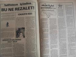 Sebil Haftalık Siyasi, Edebi, Tarihi, İlmi Gazetesi - 29 Ocak 1979 - Sayı:161 - Bu Ne Rezalet Süt Kardeşler Evlendirilmek İsteniyor - Rehin Lekesi Saygınlık Edebiyatının da İflasıdır - Okuyucu Sesi - Böyleleri de Var! - Tarih Perspektifi - Kadir Mısıroğlu - Yakın Tarihimizde Meçhul Kahramanlar - Kur'an Pınarı - Şeytan Azapta Gerek - Mustafa Yazgan - 19. Asrın Yüzkarası - Sedad Zeki Örs - Müslümanda Vahdet Şuurunun Teşekkülü - İngiliz Casusu Lawrence - İslam'ın İstediği Genç Nasıl Olmalıdır? - Hadislerin Işığında Günümüz - Onbirler Gizli Bir Toplantı Yaptılar - Bu ne Rezalet - Komünizm'in Hedefi - Muhammed'in Yüce Şahsiyeti - İktisad - Fıkıh Köşesi - Esma-ül Hüsna - Prof. Mehmed Ali Aynı - Sevde Binti Zema - Sebil Yayınevi - İslam Yazısı Çeşitleri - Talik Hattı - Sadık Özarslan - Kazım Karabekir Paşa - Zirai Mahsullerimiz Rehin Edildi - Okuyucu Postası - Necmeddin Erbakan Avrupa'da - Laiklik Ne Zamana Kadar İslam Düşmanlığı Şeklinde Tatbik Edilecek fotoğraf ve haberi - Tam Takım Gazete