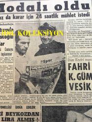 GÜNLÜK SPOR GAZETESİ - 17 TEMMUZ 1958 - ZÜHTÜ'YE GALATASARAY 10 BİN LİRA VERECEK - ALTAN DİNÇER MODA'LI OLDU - GÜREŞÇİLERİMİZ BUDAPEŞTE'YE GİDİYOR - FAHRİ SOMER, KARAGÜMRÜKSPOR - NECMİ, BEYKOZ'DAN 16500 LİRA ALMIŞ - MEHMET LUMA - EROZAN VE CAN BARTU - AT YARIŞI PROGRAMI
