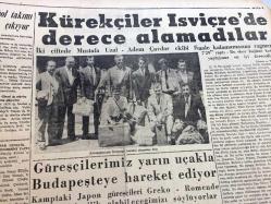 GÜNLÜK SPOR GAZETESİ - 17 TEMMUZ 1958 - ZÜHTÜ'YE GALATASARAY 10 BİN LİRA VERECEK - ALTAN DİNÇER MODA'LI OLDU - GÜREŞÇİLERİMİZ BUDAPEŞTE'YE GİDİYOR - FAHRİ SOMER, KARAGÜMRÜKSPOR - NECMİ, BEYKOZ'DAN 16500 LİRA ALMIŞ - MEHMET LUMA - EROZAN VE CAN BARTU - AT YARIŞI PROGRAMI