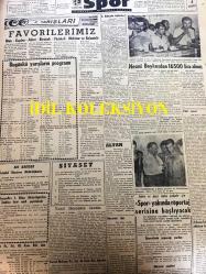 GÜNLÜK SPOR GAZETESİ - 17 TEMMUZ 1958 - ZÜHTÜ'YE GALATASARAY 10 BİN LİRA VERECEK - ALTAN DİNÇER MODA'LI OLDU - GÜREŞÇİLERİMİZ BUDAPEŞTE'YE GİDİYOR - FAHRİ SOMER, KARAGÜMRÜKSPOR - NECMİ, BEYKOZ'DAN 16500 LİRA ALMIŞ - MEHMET LUMA - EROZAN VE CAN BARTU - AT YARIŞI PROGRAMI