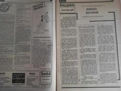 Sebil Haftalık Siyasi, Edebi, Tarihi, İlmi Gazetesi - 24 Ağustos 1979 - Sayı:190 - İslam Alemine Bayram Hediyesi - Yaşasın Afganistan İslam Cumhuriyeti - Okuyucu Kürsüsü - Kadir Mısıroğlu - Zoraki Bayram - İslam Alimlerine Faiz Hakkında Bir Kaç Sual - Yeniden Uyanırken - Sadık Albayrak - Göller Bölgesinde Bir Ada - Cemil Meriç - İnsan ve İslam - Kur'an'sız Dünya Zifiri Karanlık Bir Zindandır - Hakka İşaret - Talha Emiroğlu - Kadir Gecesi - Yüksek İslam'da Temel Atma Merasimi - Hırs ve Kanaat - Sadık Özarslan - Kim Karlı Çıkar - Nuh Tufanı - Altıkulaç'tan Biz de Tekzib Bekliyoruz - İslamiyet ve Kadın - Bayram Günü Oruç - Esma-ül Hüsna - Hadislerin Işığında Günümüz - İrşad Müessesesi ve Mürşid - Nuh Tufanı fotoğraf ve haberi - Tam Takım Gazete