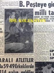 GÜNLÜK SPOR GAZETESİ - 14 TEMMUZ 1958 - FENERBAHÇE, MOLNAR'IN MUKAVELESİNİ BİR YIL DAHA UZATACAK - NECDET APAK SİGORTACILIK - SPOR VE SERGİ SARAYI - SZEKELLY - ŞİNASİ ATAMAN - ASYA OLİMPİYATLARI - RAHMETLİ HAYDAR KUPASI - BEŞİKTAŞLI BASKETÇ VECDİ - FAY TEMİZLEYİCİ REKLAMI, NECİP AKAR - OPON REKLAMI - KRİSTAL DROPS - KEMAL RIFAT