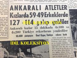 GÜNLÜK SPOR GAZETESİ - 14 TEMMUZ 1958 - FENERBAHÇE, MOLNAR'IN MUKAVELESİNİ BİR YIL DAHA UZATACAK - NECDET APAK SİGORTACILIK - SPOR VE SERGİ SARAYI - SZEKELLY - ŞİNASİ ATAMAN - ASYA OLİMPİYATLARI - RAHMETLİ HAYDAR KUPASI - BEŞİKTAŞLI BASKETÇ VECDİ - FAY TEMİZLEYİCİ REKLAMI, NECİP AKAR - OPON REKLAMI - KRİSTAL DROPS - KEMAL RIFAT