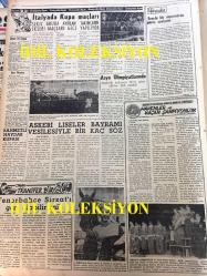 GÜNLÜK SPOR GAZETESİ - 14 TEMMUZ 1958 - FENERBAHÇE, MOLNAR'IN MUKAVELESİNİ BİR YIL DAHA UZATACAK - NECDET APAK SİGORTACILIK - SPOR VE SERGİ SARAYI - SZEKELLY - ŞİNASİ ATAMAN - ASYA OLİMPİYATLARI - RAHMETLİ HAYDAR KUPASI - BEŞİKTAŞLI BASKETÇ VECDİ - FAY TEMİZLEYİCİ REKLAMI, NECİP AKAR - OPON REKLAMI - KRİSTAL DROPS - KEMAL RIFAT