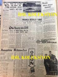 GÜNLÜK SPOR GAZETESİ - 11 TEMMUZ 1958 - KADRİ, GALATASARAY'IN MALI - NİYAZI, FENERBAHÇE'DE KALDI - ADALET, HÜSAMETTİN'İ ANACAK - ŞAMPİYONLAR ŞİRKETİ - İKİ JAPON GÜREŞÇİSİ YAKACIK KAMPINDA KALDI - KARAGÜMRÜK - AMATÖR KÜMELER - OPON REKLAMI - FRANSA BİSİKLET TURU - HASAN GÜNGÖR - AT YARIŞI BÜLTENİ - ORHAN ŞEREF APAK