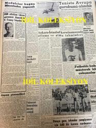 GÜNLÜK SPOR GAZETESİ - 11 TEMMUZ 1958 - KADRİ, GALATASARAY'IN MALI - NİYAZI, FENERBAHÇE'DE KALDI - ADALET, HÜSAMETTİN'İ ANACAK - ŞAMPİYONLAR ŞİRKETİ - İKİ JAPON GÜREŞÇİSİ YAKACIK KAMPINDA KALDI - KARAGÜMRÜK - AMATÖR KÜMELER - OPON REKLAMI - FRANSA BİSİKLET TURU - HASAN GÜNGÖR - AT YARIŞI BÜLTENİ - ORHAN ŞEREF APAK
