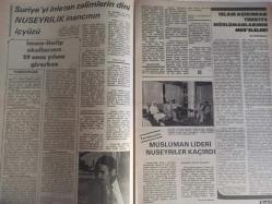 Sebil Haftalık Siyasi, Edebi, Tarihi, İlmi Gazetesi - 12 Kasım 1979 - Sayı:201 - Komünist Anarşist Bölücü Yunanlı Düşman Acımaz - Türkiye Müslümanları Bütün Düşmanlara Karşı Birleşin - Dikkat Edelim İbret Alalım - Fotoğraflarla Herşey - Suriye'yi İnleten Zalimlerin Dini Nuseyrilik İnancının İçyüzü - İslam Açısından Türkiye Müslümanlarının Meseleleri - Müslüman Lideri Nuseyriler Kaçırdı - Bir İşten Maksad Ne İse Hüküm Ona Göredir - İnancın Kudreti - Talha Emiroğlu - Müslümanlara İmam Olan Eski Papaz - Elçilik İşgalleri - Sinema, Tiyatro ve Televizyon Üstüne - Hilmi Kurtuluş - Eğitim ve Öğretimde İslahat - Abdulhalim Polatoğlu - Vaiz ve Hatipler Nelere Dikkat Etmeli - Bir Kadının Duası - Nurettin Topçu - Derviş Latifeleri - Muallim Naci - Kan Aranıyor! - Pislik Yayılıyor - Okuyucularımızla Hasbihal - Dünyanın Her Yerinden Müslüman Feryatları Yükseliyor! fotoğraf ve haberi - Tam Takım Gazete