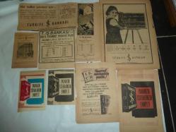 İŞ BANKASI REKLAMLARI 1960-66 YILLARI ARASI 40 ADET