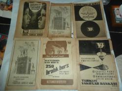 VAKIFLAR BANKASI REKLAMLARI 1960-66 YILLARI ARASI 10 ADET