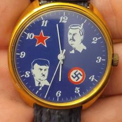 TÜRKİYE'DE TEK. 2.DÜNYA SAVAŞI HATIRASI KURMALI RAKETA KOL SAATİ.