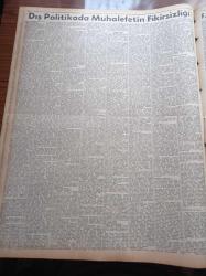 Zafer Gazetesi - 26 Şubat 1958 - Eşsiz Ses Sanatkarı Sabite Tur Gülerman Konak Pavyonda - Dış Politikada Muhalefetin Fikirsizliği - Dahiliye Vekili Namık Gedik'in izahları Cumhuriyet Halk Partisini Şaşkına Çevirdi - Hariciye Vekili Fatin Rüştü Zorlu - Dış Politikamızda 1950'den Evveli ve Sonrası - Başvekil Adnan Menderes Alacağımız Tedbirler Kaçakçılığı Önleyecektir Dedi - Ankara Valisi ve Belediye Reisi Kemal Aygün'e Ayaş Fahri Hemşehriliği Tevcih Olundu - Gölcük Harp Tersanesinde İnşa Edilen 1 Su Gemisi İle 2 Takip Motoru Denize İndirildi - Milli Müdafaa Vekili Etem Menderes - Vitormon - Küçük İlanlar - Pe Re Ja Limon Kolonyası - Ziraat Bankası - Küçük İlanlar - 19 Şubat 1958 Yardımsevenler Haftası - Yenimahalle Alemdar Sinemasında Şöhretin Sonu Filmi - 14 Milyonluk Oto Parçası Tevzi Edilecek - Artvin Mebusu Yaşar Gümüşel'in Tavzihi