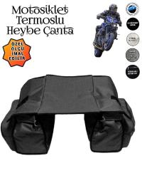 MOTOSİKLET HEYBE ÇANTASI TERMAL TERMOSLU CEPLİ