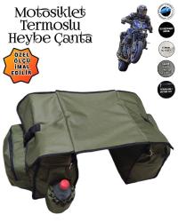 MOTOSİKLET HEYBE ÇANTASI TERMAL TERMOSLU CEPLİ