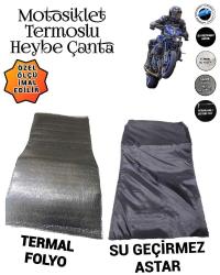 MOTOSİKLET HEYBE ÇANTASI TERMAL TERMOSLU CEPLİ