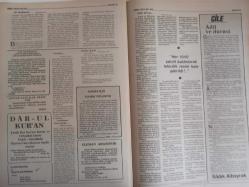 Sebil Haftalık Siyasi, Edebi, Tarihi, İlmi Gazetesi - 20 Haziran 1980 - Sayı:231-232 - Bunca Felaket Uyanmaya Yetmediyse İsrafil'in Sürunu Bekleyelim - İslam Bir Kere Daha Çiğnendi! - Rabb'in Tesellisi - AP İktidarının Geleceği - Kadir Mısıroğlu - Kur'an Mealleri ve Netice - Ali Nar - İlmi Kelam - Halim Kılıçsoy - Fildişi Kuleden - Ne Yogi Ne Komiser - Cemil Meriç - Fuzuli Divanının Mukaddimesi - Sultan Ahmed Camii'ni Kurtarınız, Temizleyiniz - Talha Emiroğlu - Demirel Hükümeti Faizi Hadsiz Hududsuz Bir Sürette Serbest Bıraktı - MSP, AP'nin Mesuliyetine İştirakten Vazgeçiyor! - Güneş Batıdan Doğuyor - Adil ve Dürüst - Okuyucu Postası - Anarşinin En Mühim Sebeplerinden Biri de Her On Lise Mezunundan Dokuzuna Başarısız Damgası Vurulmasıdır! fotoğraf ve haberi - Tam Takım Gazete