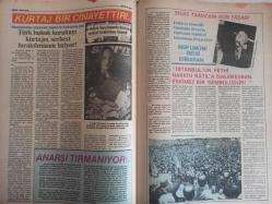 Sebil Haftalık Siyasi, Edebi, Tarihi, İlmi Gazetesi - 5 Haziran 1980 - Sayı:230 - İstanbul'un Fethi Hakkın Batıla Galbesinin Eskimez Bir Sembolüdür! - Yeniden ve Topyekün İslamlaşmaktır! - Anarşinin Şumulü ve Nihai Hedefi - Devlet ve Karını Korumak - Türkçe Kur'an Olmaz -Ali Nar - İlmi Kelam - Fildişi Kuleden - Yogi ile Komiser - Cemil Meriç - Kur'an Kendi Dilince Kur'andır. Başka Dile Çevrilişi Sadece Mealdır. Ve Sadece Eksik Manadan İbaretir - Edebiyat Ahlakı - Mustafa Miyasoğlu - İslam'ın Hakimiyeti İçin Çalışmalıyız - Kürtaj Bir Cinayettir - Anarşi Tırmanıyor - Sivas Tarihi Bir Gün Yaşadı - MSP Umumi Reisi Erbakan - Ben Şahsen Son Nefesimi Bir Minare Gölgesinde Vermek İstiyorum - İbn-i Kemal - Vel-i Artan - AP'ye Rey Vermiş Olan Bir Vatandaşın Feryadı - Edebiyatçının Korkusu - Dursun Gürlek - Sadık Albayrak - Önce Kendimizi Öğrenelim - Sebil Mahallesi - Okuyucu Postası - Fethin 527. Yılında İslam'cı Gençlik Bir Kere Daha Şahlandı fotoğraf ve haberi - Tam Takım Gazete