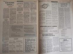 Sebil Haftalık Siyasi, Edebi, Tarihi, İlmi Gazetesi - 21-27 Ocak 1980 - Sayı:211 - Onlar Küfre Meydan Okuyor, Ya Biz? - Hep Beraber Sımsıkı Sarılmalıyız - Silah, Dua ve Pis Domuzlar - amboçya'da Komünist Vaşeti - Müslüman Ülkelere Neyi Yapmadılar Ne Yapmalılar - Talha Emiroğlu - Yol Kavşağındaki Basiret - Osmanlı Eğitim Sistemi ve Bugünkü Sistem - Kültür Buhranimiz - Kırk Hadi - Dini Suallere Cevaplar - Ahmed Muhtar Büyükçınar - Ahmed Abid - Mekke'ye Doğru - Ehl-i Sünnet İnanışının Değişmez Metinleri - İlmin Şeref ve Fazileti - TRT'de Kan Değişimi - İslam Aleminden - Rus Uşaklarını Tanıyalım - Hat Sanatı - Nesih Yazıcı - Amcazade Hüseyin Paşa Sebili - Hicreti Anarken - Bahtiyar Prens - Keloğlan Sihirli Tüy - Mehmed Ağabey Neden Üzüldü? - Ye Kürküm Ye! - İslam Ailesinde Vazifeler - Küfür Tek Millettir - Okuyucu Postası - Hilalimiz Uğruna Bir Güneş Daha Battı - Haldun Lengerlioğlu fotoğraf ve haberi - Tam Takım Gazete