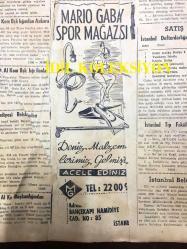 GÜNLÜK SPOR GAZETESİ - 2 TEMMUZ 1958 - TRANSFER BUGÜN BAŞLIYOR, ŞİRZAT, TURAN VE ORHAN FENERBAHÇE'NİN SATIŞ LİSTESİNDE; MEHMET SERBEST - FENERBAHÇE İLE MUVAVELE İMZALAYAN ÖZCAN ARKOÇ ERDEK'TE - BREZİLYA'NIN SİYAH İNCİSİ FLAMENGO İSTANBUL'A GELDİ - 1958 FENERBAHÇE KONGRESİ - NECDET APAK SİGORTACILIK - ÇIKMADIĞIMIZ BAYRAM GÜNLERİNİN HADİSELERİ - GREKO, ROMEN - GALATASARAY FUTBOL SEZONUNU KAPADI - YAPI VE KREDİ BANKASI APARTMAN DAİRESİ - 1958 DÜNYA KUPASINI BREZİLYA KAZANDI - BREZİLYA 5 - 2 İSVEÇ, FRANSA 6 - 3 ALMANYA - AVUSTRALYA'LI T. GATHERCOLO YÜZMEDE 2 DÜNYA REKORU KIRDI - YILMAZ HANEDAN - ASKERİ LİSELER SPOR BAYRAMI - BEŞİKTAŞ, GALATASARAY'I 1-0 YENEREK FEDERASYON KUPASINI ALDI - FENERBAHÇE KONGRESİ - MARIO GABAY SPOR MAĞAZASI