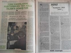 Sebil Haftalık Siyasi, Edebi, Tarihi, İlmi Gazetesi - 22 Mayıs 1980 - Sayı:228 - İslam Savunma Sistemi - Türk Kadınlarını Kurtarmanın Tek Yolu İslam'a Dönüştür! - Almanya'da İslam'dan Uzaklaşan Türk Kadınları Bunalıma Sürükleniyorlar! - Kadayıfın Öbür Yüzü - Kadir Mısıroğlu - Giscard'ı Düelloya Çağırmam Gerekirdi - Fildişi Kuleden - Marksist Düşünceler ve Müslüman Dünya - Cemil Meriç - Buhranın Temeli Eskidir - Sadık Albayrak - İlmi Kelam - Düşünce Hayatımız - Mustafa Miyasoğlu - Devlet Bakanı Kelleci İstifa Etti - Onbirinci İslam Konferansı Toplandı - İkibin Yıldan Beri Hristiyanlığa Bağlı Olan Batı Bugün Doğum Sancıları İçindedir - Güneş Batıdan Doğuyor - Kadir Mısıroğlu - Rusya'da Müslümanlar - Türkistan'da Müslümanlar Lenin Heykellerinin Minareleri Aşmasını da Bir Türlü Hazmedemiyorlar - Mücahideler, Sizler İçin - Kısmet - Mine Alpay - İsmail Hakkı Koyalı ''Üstün Hizmet Armağanı'' Aldı fotoğraf ve haberi - Tam Takım Gazete