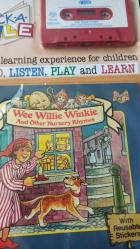 Nostaljik kaset + hikaye kitabı (wee willie winkie and other nursery rhymes) dil öğrenim seti