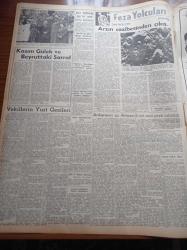 Zafer Gazetesi - 18 Mart 1958 - Ankara'nın Su İhtiyacını Giderecek Modern Tesisler - Sakarya Projesine Ait Bütçe Dün Kabul Edildi - Çanakkale Zaferinin Yıldönümü - Ankara Vali Ve Belediye Reisi Kemal Aygün - Kasım Gülek Ve Beyruttaki Sarraf - Birleşik Amerika İkinci Sun'i Peyki Fırlattı - Gelir Tahsilatında Çok Büyük Artış kaydedildi - Ankara Verem Savaşı'nın Operada Balo Düzenleyecek - Tarihten Portreler Hacı İlbey -  Cinci Romanların Ebedi Kraliçesi Agatha Christie - Meşhur Çelist Ludwig Hoelscher Ankara'ya Geliyor - Türkçe Olmayan Köy Nahiye Ve Kasaba İsimleri Değişiyor- Pan American - Türkiye Şampiyonası Basketbol Programı - Dünya Şampiyonlarımızdan İsmail Ogan - Yaşar Doğu - Galatasaray Fenerbahçe Basketbolcuları Geliyor