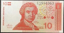 Hırvatistan 10 Dinar 1991 P-18 Çil