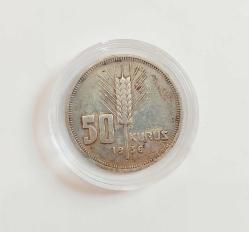 1936  Gümüş ((Ata)) 50 Kuruş..