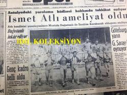 GÜNLÜK SPOR GAZETESİ - 18 MART 1958 - İSMET ATLI AMELİYAT OLDU - 5 AMERİKALI ATLET ANKARA'YA GELİYOR - TÜRKİYE BASKETBOL ŞAMPİYONASI - ORDU TAKIMI PARİS'TE - GECE MAÇLARI YAPILMASI TEŞEBBÜSLERİ - GÖTEBURG - GALATASARAY MAÇI - FRANSA İLE İSPANYA FUTBOLDA İLK DEFA BERABERE KALDILAR - VEHBİ EMRE - NAZİF OTURGAN - BEYKOZ, IRAK'A DAVET EDİLDİ - ATLETİZM AJANI SABRİ KÖSEOĞLU GERİ GELİYOR - İBRAHİM KARABACAK - OPON REKLAMI - AT YARIŞI TAHMİNLERİ