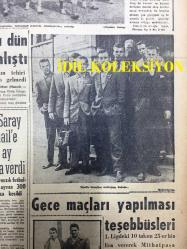 GÜNLÜK SPOR GAZETESİ - 18 MART 1958 - İSMET ATLI AMELİYAT OLDU - 5 AMERİKALI ATLET ANKARA'YA GELİYOR - TÜRKİYE BASKETBOL ŞAMPİYONASI - ORDU TAKIMI PARİS'TE - GECE MAÇLARI YAPILMASI TEŞEBBÜSLERİ - GÖTEBURG - GALATASARAY MAÇI - FRANSA İLE İSPANYA FUTBOLDA İLK DEFA BERABERE KALDILAR - VEHBİ EMRE - NAZİF OTURGAN - BEYKOZ, IRAK'A DAVET EDİLDİ - ATLETİZM AJANI SABRİ KÖSEOĞLU GERİ GELİYOR - İBRAHİM KARABACAK - OPON REKLAMI - AT YARIŞI TAHMİNLERİ