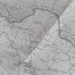 Sovyet Sosyalist Cumhuriyeti 1:8 000 000 Fiziki Harita,1981