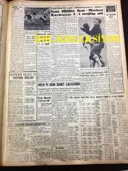 GÜNLÜK SPOR GAZETESİ - 21 MART 1958 - FRANSA'YA 2-1 YENİLDİKK - FENERBAHÇE GÖTEBURG MAÇI - MEMDUH EREN - KARAGÜMRÜK, GALATASARAY FENERBAHÇE 30'MART'TA ANKARADA KARŞILAŞACAKLAR - ROMEN KROS TAKIMI - RON DELANEY - İŞ BANKASI REKLAMI - ŞAMPİYON DEBRUYNE - 1958 AT YARIŞLARI BÜLTENİ - FAY TEMİZLEYİCİ REKLAMI, NECİP AKAR