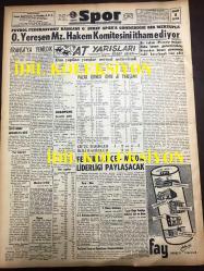 GÜNLÜK SPOR GAZETESİ - 21 MART 1958 - FRANSA'YA 2-1 YENİLDİKK - FENERBAHÇE GÖTEBURG MAÇI - MEMDUH EREN - KARAGÜMRÜK, GALATASARAY FENERBAHÇE 30'MART'TA ANKARADA KARŞILAŞACAKLAR - ROMEN KROS TAKIMI - RON DELANEY - İŞ BANKASI REKLAMI - ŞAMPİYON DEBRUYNE - 1958 AT YARIŞLARI BÜLTENİ - FAY TEMİZLEYİCİ REKLAMI, NECİP AKAR