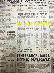GÜNLÜK SPOR GAZETESİ - 21 MART 1958 - FRANSA'YA 2-1 YENİLDİKK - FENERBAHÇE GÖTEBURG MAÇI - MEMDUH EREN - KARAGÜMRÜK, GALATASARAY FENERBAHÇE 30'MART'TA ANKARADA KARŞILAŞACAKLAR - ROMEN KROS TAKIMI - RON DELANEY - İŞ BANKASI REKLAMI - ŞAMPİYON DEBRUYNE - 1958 AT YARIŞLARI BÜLTENİ - FAY TEMİZLEYİCİ REKLAMI, NECİP AKAR