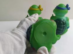 Vinly Toy Ninja Kaplumbağalar Ninja Turtles 3 lü Plastik Oyuncak 80 ler