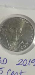ABD 2019 D 5 CENT