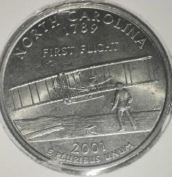 ABD 2001 NORTH CAROLINA 25 CENT (ÇEYREK DOLAR)