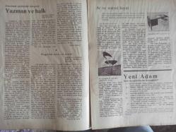 Yeni Adam Siyasi, Edebi ve Tarih Dergisi - 1 Ağustos 1935 - Sayı:83 - Sonsuz Trajedi - Faşist Cinsi: Günde İki Tane Yumurtlar - Kısa Tetkik ve Tenkitler - Yaşa Saygı - Maden Suyu - Alaturka Musiki - Antipati - Victor Hugo - Allah mı, Aptal mı? - Balkan Modeli - Arsiulusal Yazmanlar Kongresi - Yazman ve Halk - Bugünkü Acun ve Artist - Ar ve Sosyal Hayat - Siyasa Acununda Olanlar - Dünya İşlerine Toplu Bir Bakış - Kültür Gerilemesi - Dünyayı Alt Üst Eden Kitaplar - Moskova Spor Bayramı - OL Grubu'nun 5. Sergisi - Turgut Zalim - Bedri Rahmi - Cemal Tuğlu - Okul Hekiminin ve Öğretmenin Yeni Rolü - Arsıulusal Tecim - Arsıulusal Yazmanlar Kongresi - İlim ve Sanat Üzerine Yeni ve Başka Bir Bakış - İtalyan Kitap ve Resim Sergisinde - Öz Türkçe Kelimeler Listesi - Halk Üniversitesi İçtimaiyat - Allah Nedir? fotoğraf ve haberi - Tam Takım Gazete