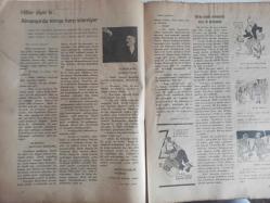 Yeni Adam Siyasi, Edebi ve Tarih Dergisi - 13 Haziran 1935 - Sayı:76 - Bir Kültür Devletinin İlk İşi Bir Gençlik Kurumu Yapmaktır - Tetkik ve Tenkitler - Tramvay Kalkmazmış! - Ölenler ve Dökülenler - Daireler - Vasıf Çınar'ı da Kaybettik - Niçin Realistim? - Hitler Diyor ki: Almanya'da Kimse Harp İstemiyor - Almanların Eyliği İçin - Almanya Kavgacı Değildir - İmperyalistlik Düşmanı - 908'de Ecnebi Sermayesine Karşı ilk Kalkınmalar - Avrupa'ya Toptan Bir Bakış - Dante Alighieri - Adil Badur - Ateşe Karşı Ateş Püskürdü - Ölümü - Yurtseverliği  Ressamlar Sanatları İçin Ne Düşünüyorlar? - Nurullah Cemal Berk - Elif Naci - Arif Bedii - Kalabalık Tiyatrosu - Victor Hugo Ölümünün 50. Yıldönümü - Halk Üniversitesi İçtimaiyat - Allah Nedir? - İnsan Topluluğu Deyince Ne Anlaşılır? - Sümerbank Reklamı fotoğraf ve haberi - Tam Takım Dergi