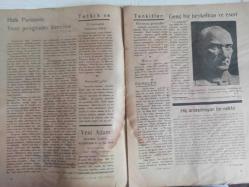 Yeni Adam Siyasi, Edebi ve Tarih Dergisi - 16 Mayıs 1935 - Sayı:72 - Halk Partisinin Yeni Programı Üzerine - İsmail Hakkı - Alçak ve Yüksek Irk Meselesi - Elmir Davis - Allah Nedir? - Sosyal Araştırma - Nurettin Şazi Kosemihaloğlu - Halk Partisinin Yeni Programı Üzerine - Tetkik ve Tenkitler - 30 Kuruşluk Tramvay Bileti - Keramet Gibi! - Büyüyen Gazeteler - Genç Bir Heykeltıraş ve Eseri - Hiç Anlaşılmayan Bir Nokta-  Tıbbın İstikbali - Alçak ve Yüksek Irk Meselesi - Siyasa Acununda Olanlar - Terbiye Kitaplar - Bir Bayram Gecesi - Albert Acrement - Robert Guinolt - Ayyıldızın Altında - Bir Kısım Anadolu Belediyelerinin Yaptığı Gibi Siz de... - Bayramlar - Yeni Adama Yeni Sanat - Halk Üniversitesi Terbiye - Allah Nedir? - İnsan ve Hayvan Toplulukları Arasındaki Farklar - Sümerbank Reklamı - Tam Takım Dergi