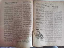 Yeni Adam Siyasi, Edebi ve Tarih Dergisi - 9 Mayıs 1935 - Sayı:71 - Suhl Meleğinin Hergün Kullandığı İdman Aleti: Sırat Köprüsü - Basın Kurumundan Ne bekliyoruz? - Tetkik ve Tenkitler - İrade Hastalığı - 10 Yaşında Hırsız - Mücerret Bilgi Mi? Müşahhas Bilgi Mi? - Acele Etmeyin - Yurttan Gelen Yeni Adam - İffet Ömer - Siyasa Acununda Olanlar - Bir Kısım Anadolu Belediyelerinin Yaptığı Gibi Siz de - Fransa-Rus Misakı Meselesi - Orta Avrupa Misakı Roma Konferansı - Bir Bayram Gecesi - Albert Acrement - Robert Quinolt - Muallimler Arasında - Bir Mektep Kitap Kurumu - Minimini Yazanlar Neler Diyorlar? - Gençler Arasında - Sanatın Seyri - Hayatta Muvaffak Olmanın Şartları - Halk Üniversitesi Terbiye - Bu Dersimizin Mevzusu Nedir? - Siyasa Acunu - Allah Nedir? - Sümerbank Reklamı fotoğraf ve haberi - Tam Takım Dergi