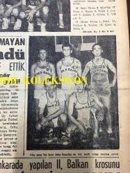 GÜNLÜK SPOR GAZETESİ - 24 MART 1958 - BASKETBOLDA GALATASARAY FENERBAHÇE'Yİ 65 - 61 YENDİ - BEŞİKTAŞ, GÖTEBURG'U 6-4 YENDİ - ANKARA'DA İKİNCİ BALKAN KROSUNU YUGOSLAV MİHALİÇ KAZANDI - İSMET ATLI DAVASINDAN VAZGEÇTİ - ZAKOPANE'DE YAPILAN KAYAK MÜSABAKASINDA DUVİLLARDA SLALOM ŞAMPİYON OLDU - 1958 İTALYA LİGLERİNDE JUVENTUS FAVORİ JOHN CHARLES GOL KRALI - KARA BOMBA JOE LOUIS - MARLENE MATTHEWS - KARAGÜMRÜK 4 - 0 ANADOLU - AMATÖR KÜMELER - KRİSTAL DROPS - AT YARIŞISI SONUÇLARI - BALKAN ATLETİZM ŞAMPİYONASINA KATILMIYORUZ