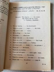 İngilizce Testler ve Alıştırmalar - Tests and Exercises in English - Ziya SAK - Book One - İngilizce , Türkçe Ders Kitabı