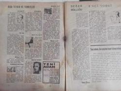 Yeni Adam Siyasi, Edebi ve Tarih Dergisi - 5 Aralık 1935 - Sayı:101 - Terbiyesi Zor Çocuklar - Tarihi Nasıl İzah Ettim - Kısa Tetkik ve Tenkitler - Çeteci Kadın - Moda mı? - Zekeriya Sofrası - Eksibe mi? - Değer Bolluğu - II'nci Yorgi - Yeni Adam, Her Şeyden Önce Otlakçı Olayandır - İsmail Hakkı Baltacı - Engels'in Bir Haşiyesine Dair - Kerim Sadi - Gripin İlaç Reklamı - Siyasa Acunu - Cami - Fransa'nın İç İşleri Laval Kabinesi - Kültür Tetkikleri - Soy Adlarına Göre - Zahir Sıtkı Güvem - Dr. Voronof'un Deneçleri - Halka İnmek mi? - Kültür'e Çıkarmak mı? - Siyah Beyaz - Göçmen - Ölüler - İkinci Perde - Türk Antrasitidir fotoğraf ve haberi - Tam Takım Gazete